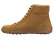 Barefoot skórzane minimalistyczne botki damskie camel Nika Komfort 1443