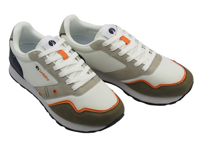 Sportowe buty męskie sznurowane białe Inblu IU-26