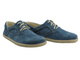 BareFoot skórzane minimalistyczne buty damskie granatowe Helios Komfort 715-2B 