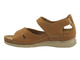 Skórzane sandały damskie brązowe HELIOS Komfort 139