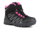 Buty trekkingowe dziecięce / młodzieżowe zimowe  AMERICAN CLUB WT107/22 WT112/22, czarne z fuksją
