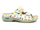 Wysokojakościowe klapki damskie, medyczne Nursing Care WG8F57-Viena, białe