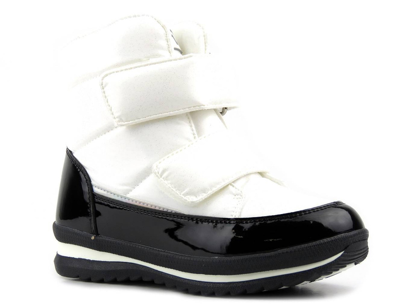 Wysokojakościowe śniegowce dziecięce z wełną owczą - WEESTEP R292958801W, białe