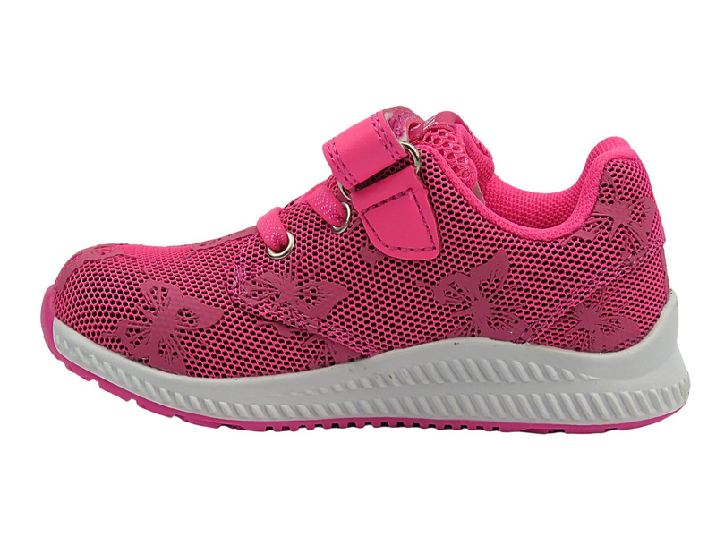 Buty dziecięce sportowe, adidasy fuksjowe American Club ES 30/22