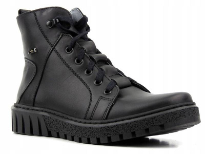 Trapery damskie ocieplane - Helios Komfort 577, czarny 3