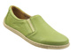 Barefooty, półbuty damskie zielone Helios Komfort 452