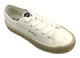 Trampki damskie z plecioną podeszwą- LEE COOPER LCW-24-44-2410L, białe