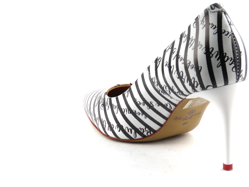 Czółenka, szpilki w stylu glamour - Badura 2580-69
