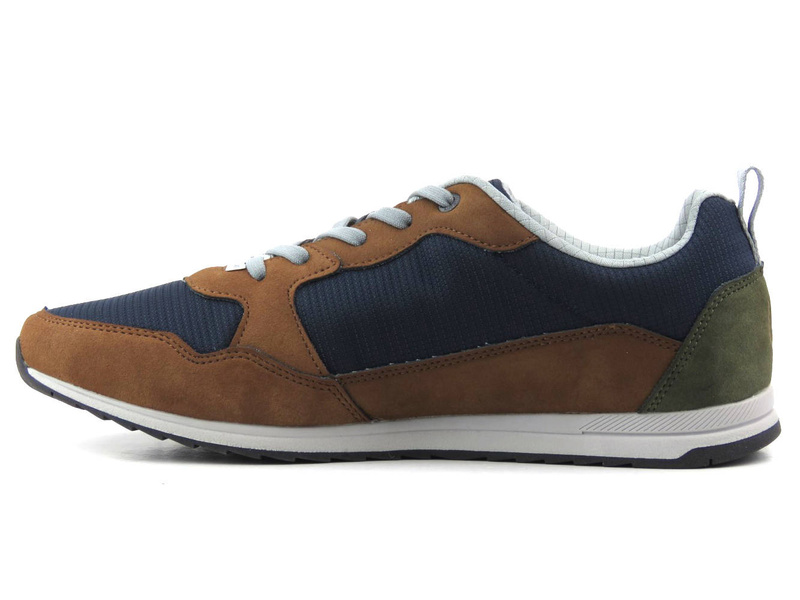 Sneakersy męskie z z elastycznymi sznurówkami - BUGATTI 321-A3A07-5000, wielokolorowe