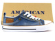 Trampki dziecięce AMERICAN CLUB LH 29/21, ciemny jeans