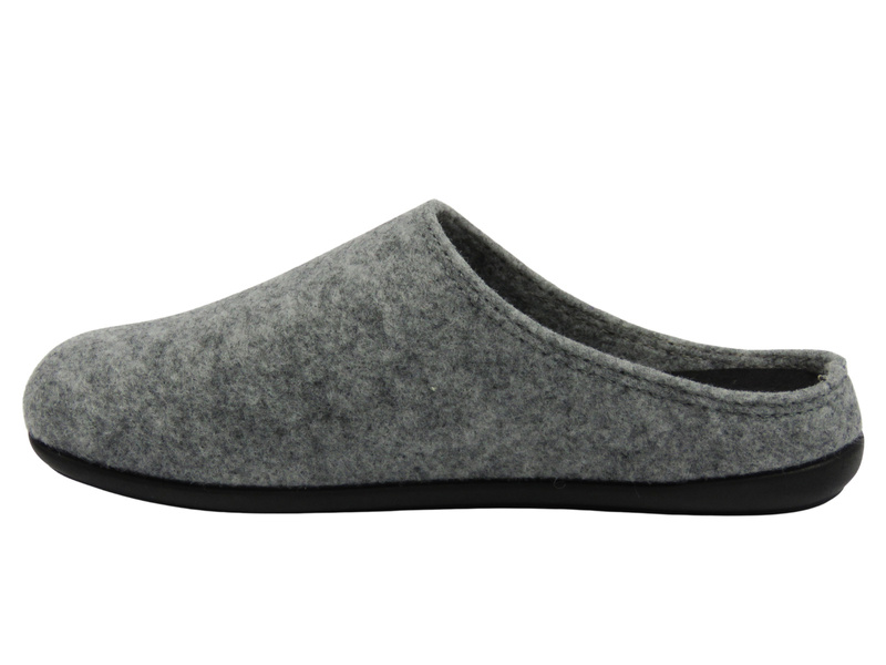 Kapcie damskie filcowe - Inblu GF-30, szare
