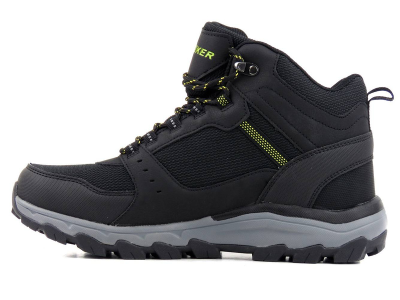 Trekkingi męskie z membraną TEX - RIEKER 670019-01, czarne