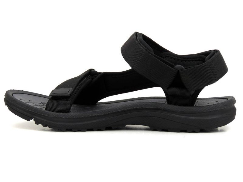 Sportowe sandały męskie na rzepy - Lee Cooper 22-34-0945M, czarne