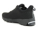 Buty męskie sportowe z siateczkowej tkaniny - DK Running VB16885, czarne