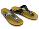 Japonki damskie z szerokimi paskami - Dr Brinkmann 700994-9, szare