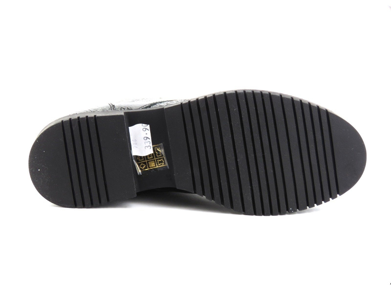 Botki, trapery damskie lakierowane Venezia 106574