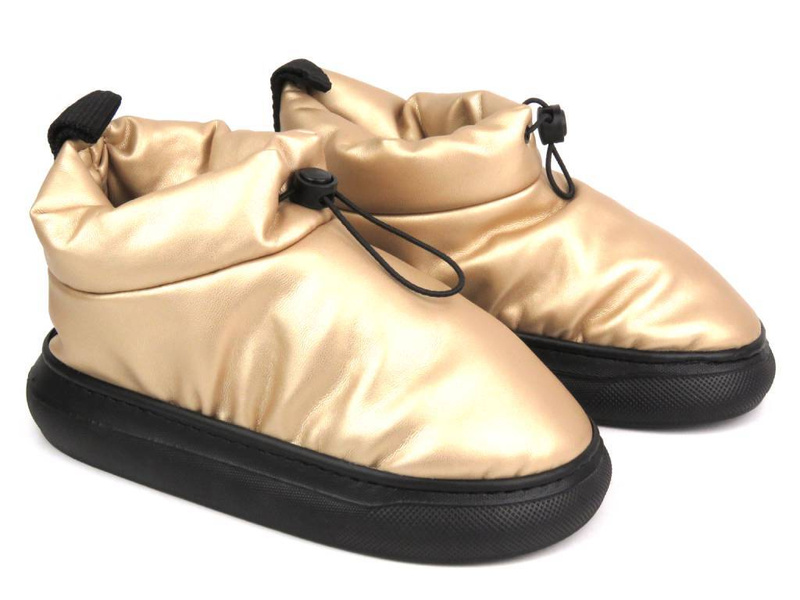 Eskimoski, mukluki, buty damskie - Venezia AND31, złote