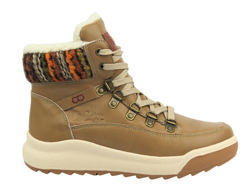 Trapery damskie - LEE COOPER 24-01-2985L, beżowe