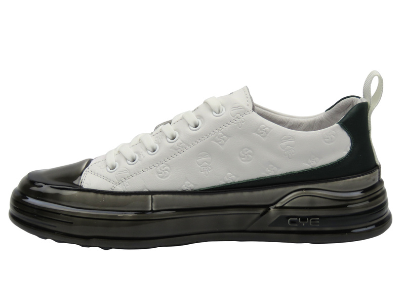 Nowoczesne sneakersy męskie - JOHN DOUBARE 8311, białe