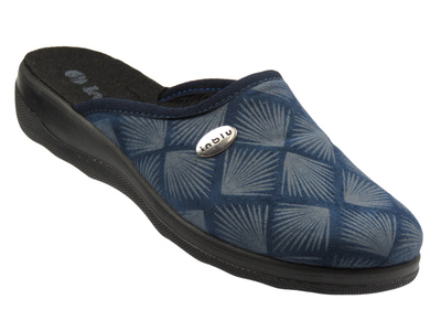 Wygodne kapcie damskie granatowe INBLU CA-8H