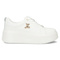 Sportowe buty damskie na platformie - Filippo DP6246/24, białe
