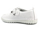 Ażurowe półbuty damskie w sportowym stylu - Vacarro 435, białe
