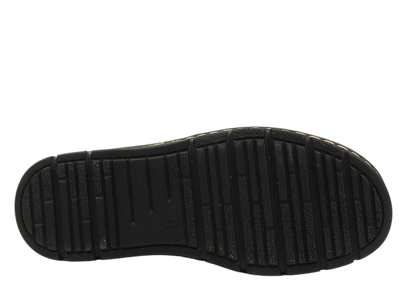 Wygodne botki damskie z miękkiej skóry - Nika Komfort 1388, beżowe