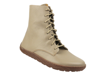 Barefoot minimalistyczne botki damskie Nika Komfort 1442, cappuccino