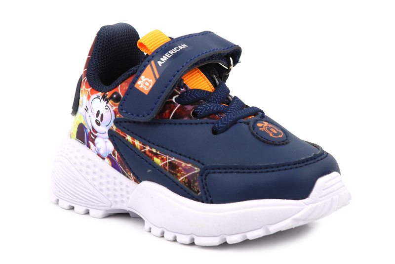 Buty dziecięce sportowe - American Club BD 07/21, granatowe
