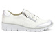 Wygodne buty damskie sportowe - Helios Komfort 334, srebrne