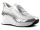 Buty damskie sportowe na koturnie - Venezia 4024, srebrne