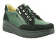 Skórzane półbuty damskie Helios 431, c.zielony