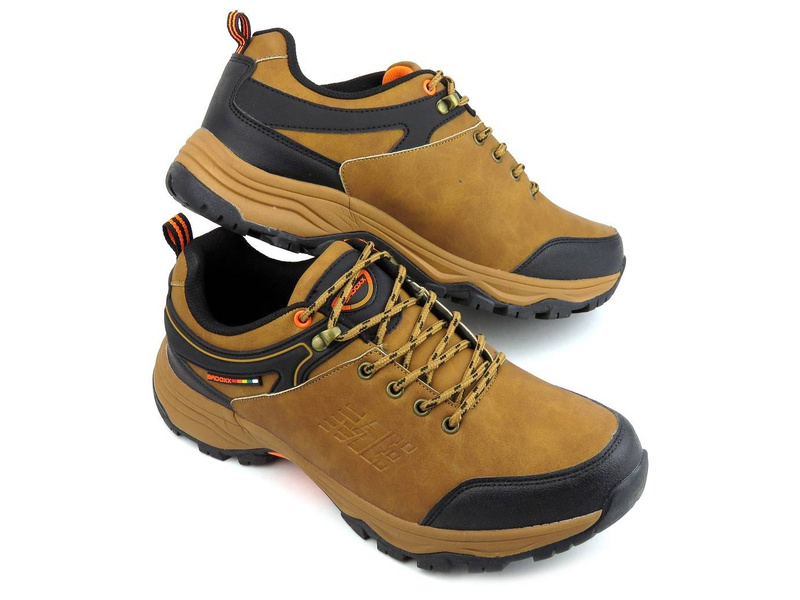 Buty męskie trekkingowe - BADOXX MXC-8363, brązowe