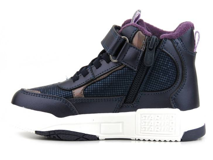 Trzewiki, buty zimowe dziecięce - WEESTEP R567765630DB, granatowe