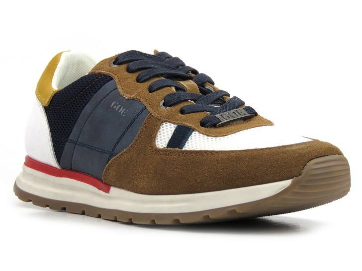 Sportowe buty męskie, adidasy GOE JJ1N4001, brązowe