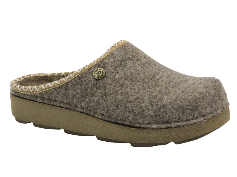 Kapcie damskie filcowe beżowe Inblu ED-31