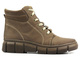 Ocieplane botki damskie sportowe - HELIOS Komfort 562S, ciemny beż