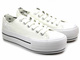 Trampki damskie, creepersy LEE COOPER LCW-22-31-0842L, białe