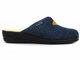 Filcowe kapcie damskie z wełną - Befado dr Orto 937D636, granatowe