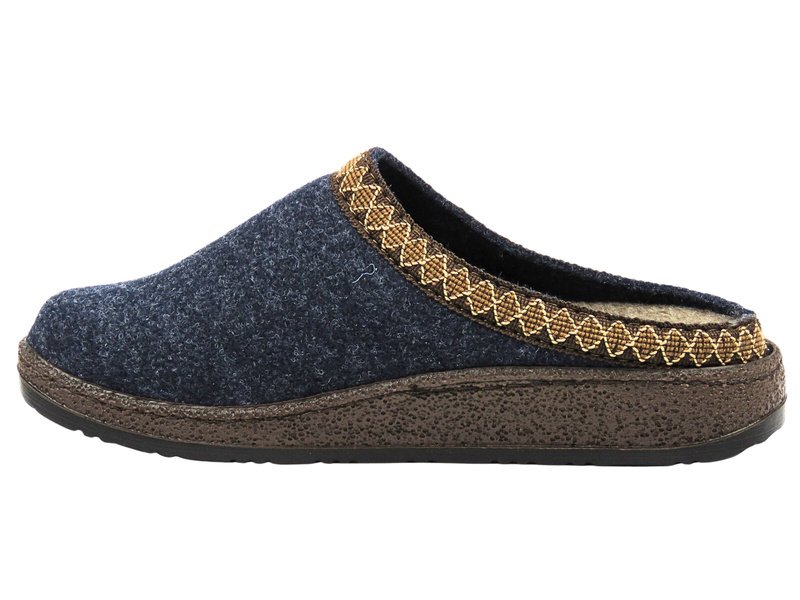 Kapcie damskie filcowe - Inblu NL-09, granatowe