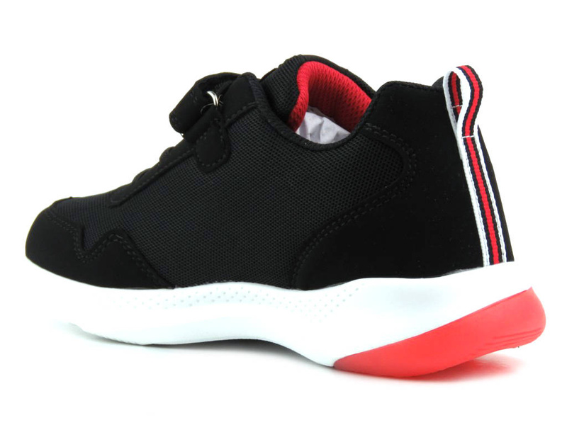 Buty sportowe dziecięce, adidasy American Club ES 118/23 ES 119/23, czarne