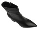 Eleganckie botki damskie na obcasie - VENEZIA L006LEBLOBB034, czarne na suwak