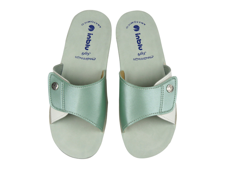 Wygodne klapki damskie Inblu VR-52, zielone