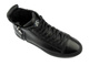 Skórzane sneakersy, trzewiki męskie za kostkę - JOHN DOUBARE M5761-1, czarne
