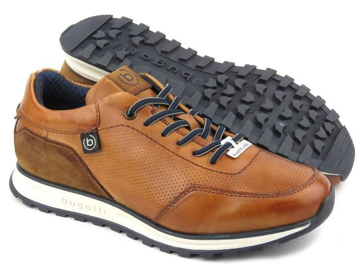 Sneakersy męskie, buty sportowe BUGATTI 331-A0212-1000, brązowe