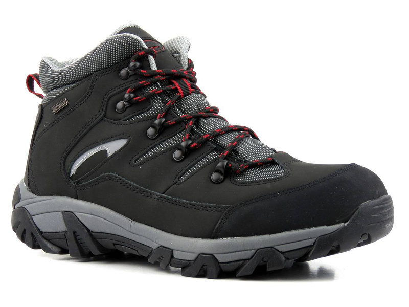 Trekkingi męskie z membraną - VEMONT 2014C, czarne (duże rozmiary: 47, 48, 49)