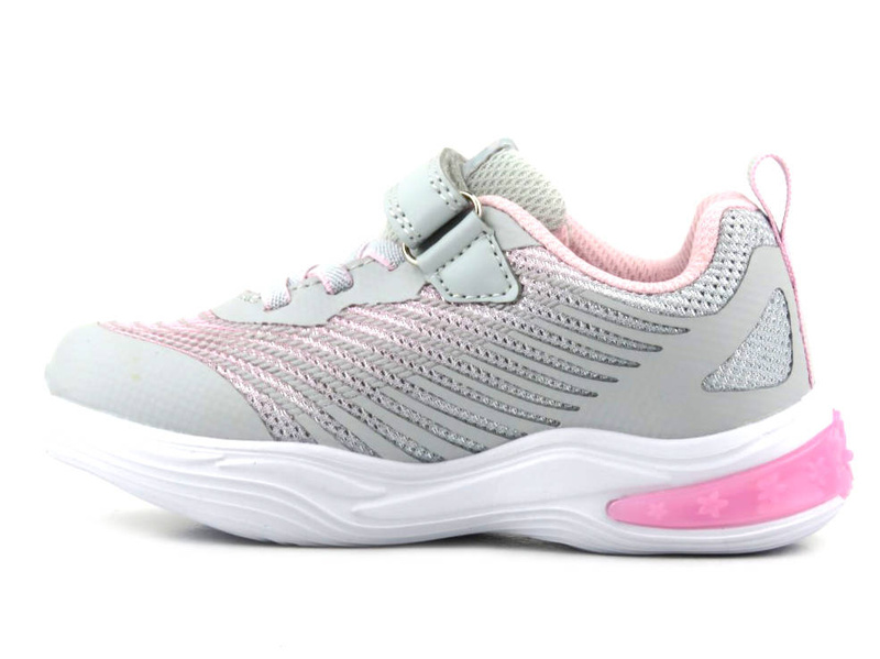 Sneakersy, buty sportowe dla dziewczynki - AMERICAN CLUB ES 132/23, szare