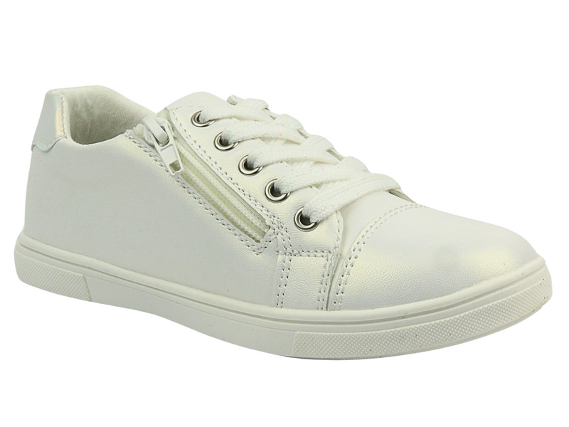 Trampki, buty sportowe dziecięce - Wojtyłko 23710, białe