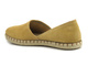 Skórzane espadryle damskie z wyciętą cholewką - VENEZIA 473-22035, beżowe