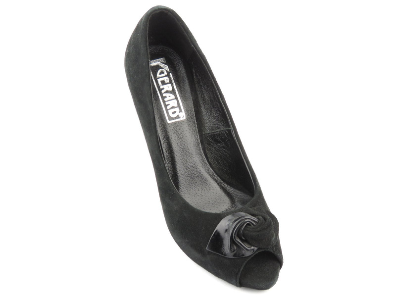 Szpilki bez noska - Gerard 855, czarne